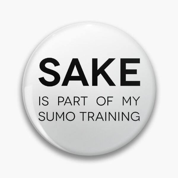 Item preview, Sake is part of my sumo training  - Black designed and sold by theplumwolf.