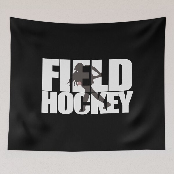 Aperçu de l'œuvre Conception de silhouette de hockey sur gazon créée et vendue par Camisetita.