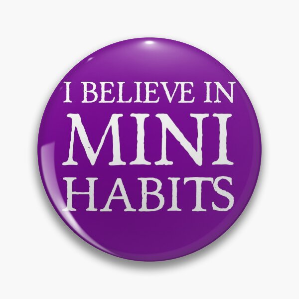 Item preview, I Believe in Mini Habits | Life | Quotes | Purple designed and sold by Wintre2.