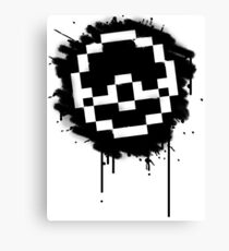 Pokeball Spray paint Canvas Print