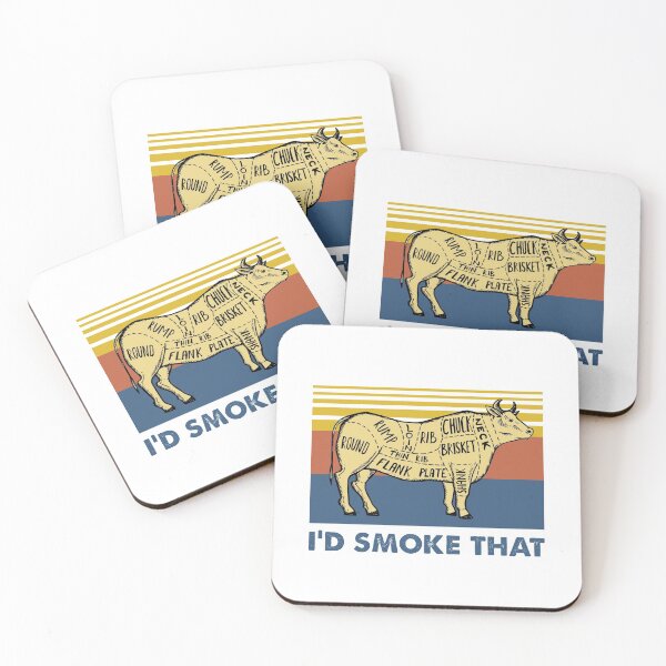 Item preview, Vintage Retro Farm Animals I'd Smoke That designed and sold by trathai1012.