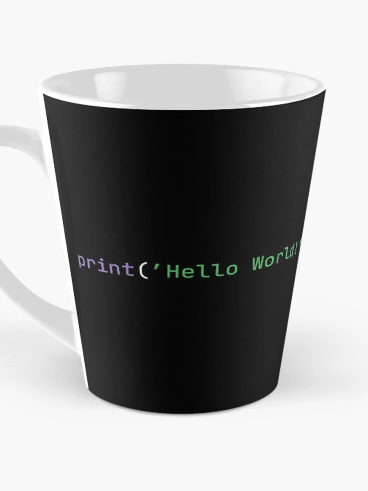 Thumbnail 3 of 4, Coffee Mug, Hello World (Python) (Code) designed and sold by BobLeeSwagger1.