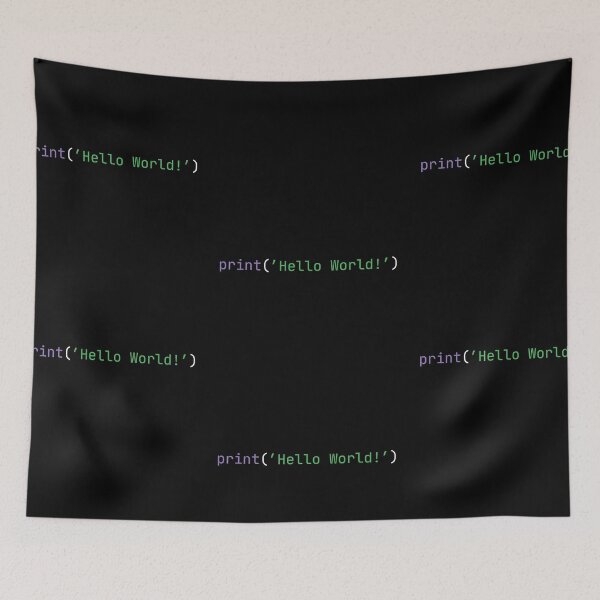 Item preview, Hello World (Python) (Code) designed and sold by BobLeeSwagger1.