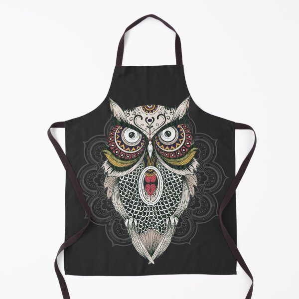 Item preview, Sacred Mandalas Owl (with Mandala background) designed and sold by Ornamental Arts.