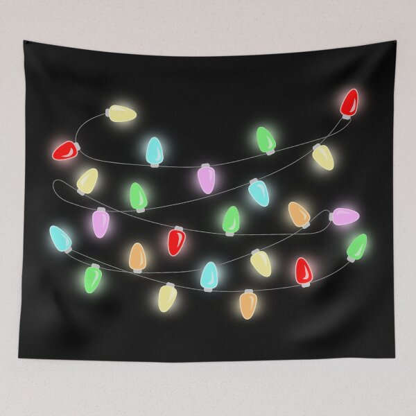 Item preview, Colorful Glowing Christmas  Lights designed and sold by inga-ra.
