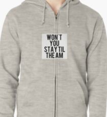 AM Zipped Hoodie