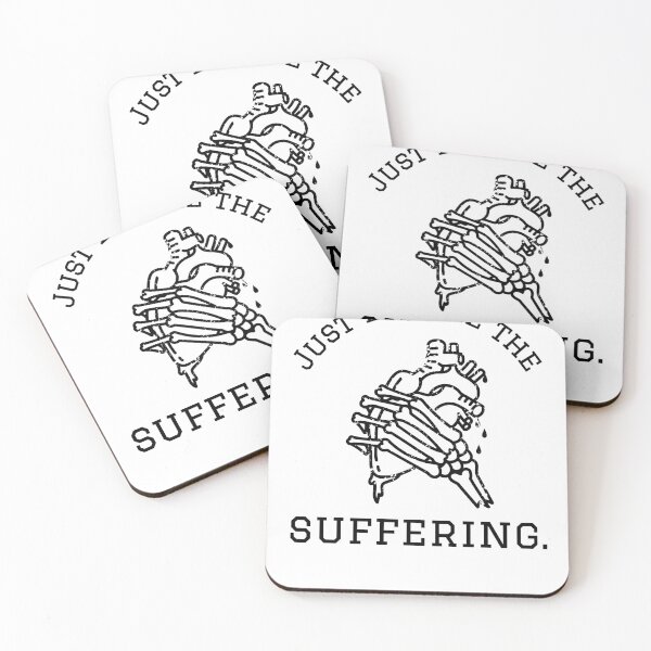 Item preview, Just Endure the suffering - Skeleton holding a heart. designed and sold by CocoAndMore.