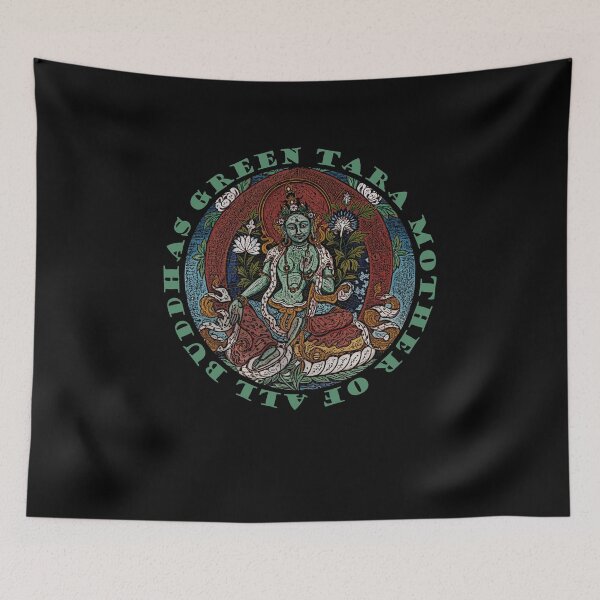 Item preview, Green Tara Mother of all Buddhas Bodhisattva Dharma  designed and sold by h44k0n.