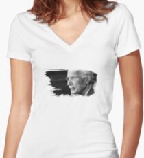 Carl Gustav Jung Women's Fitted V-Neck T-Shirt