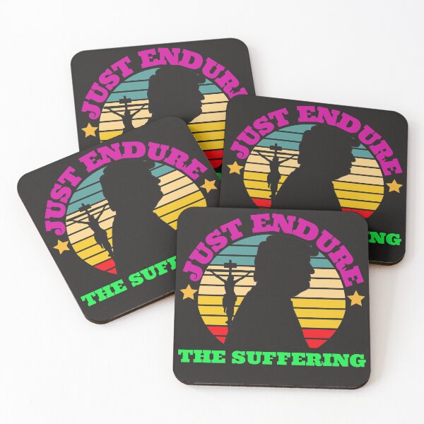 Item preview, just endure the suffering (trump & Jesus) designed and sold by UnboundFull.