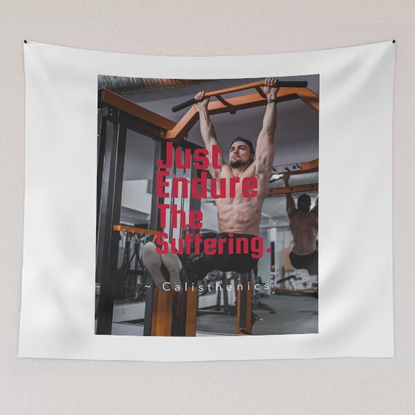 Item preview, Just Endure the suffering - pull up men. designed and sold by CocoAndMore.
