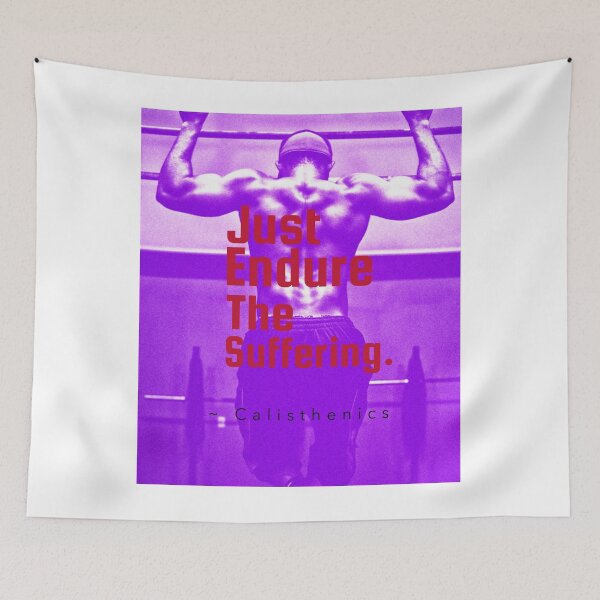 Item preview, Just Endure the suffering - pull up men. designed and sold by CocoAndMore.