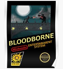 Bloodborne NES nintendo Poster