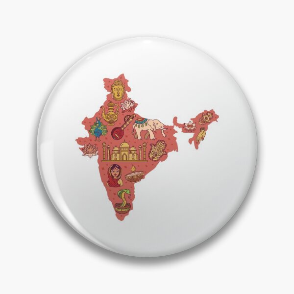Item preview, India map designed and sold by DerSenat.