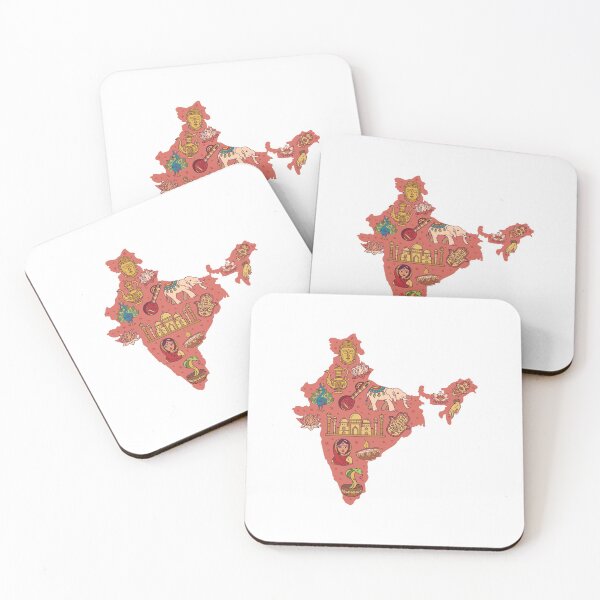 Item preview, India map designed and sold by DerSenat.