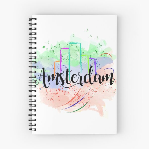 Item preview, Amsterdam, watercolor effect typography designed and sold by DBkaushal.