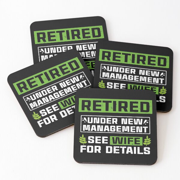 Item preview, Retired Under New Management See Wife For Details designed and sold by buzz1days.