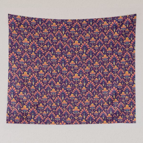 Item preview, Floral Patterns, Flower pattern, Orange Flower Patterns designed and sold by garniturex.