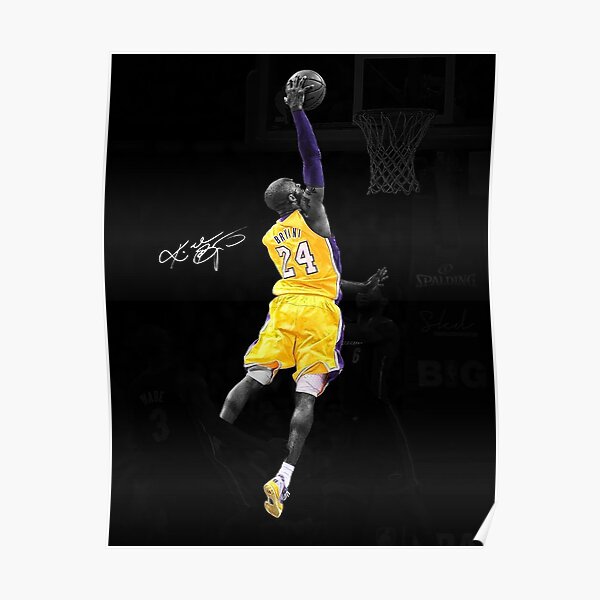 Legend NBA Lakers 24 Kobe Bryant Poster