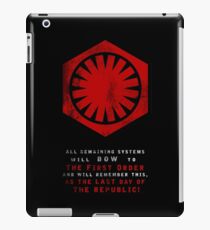 The Power of The First Order iPad Case/Skin