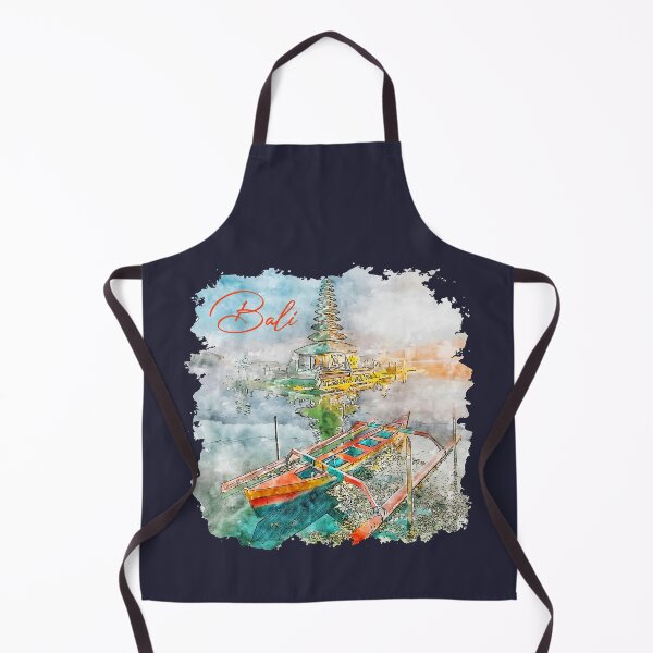 Item preview, Bali Watercolor Painting designed and sold by Dewirumbaina.