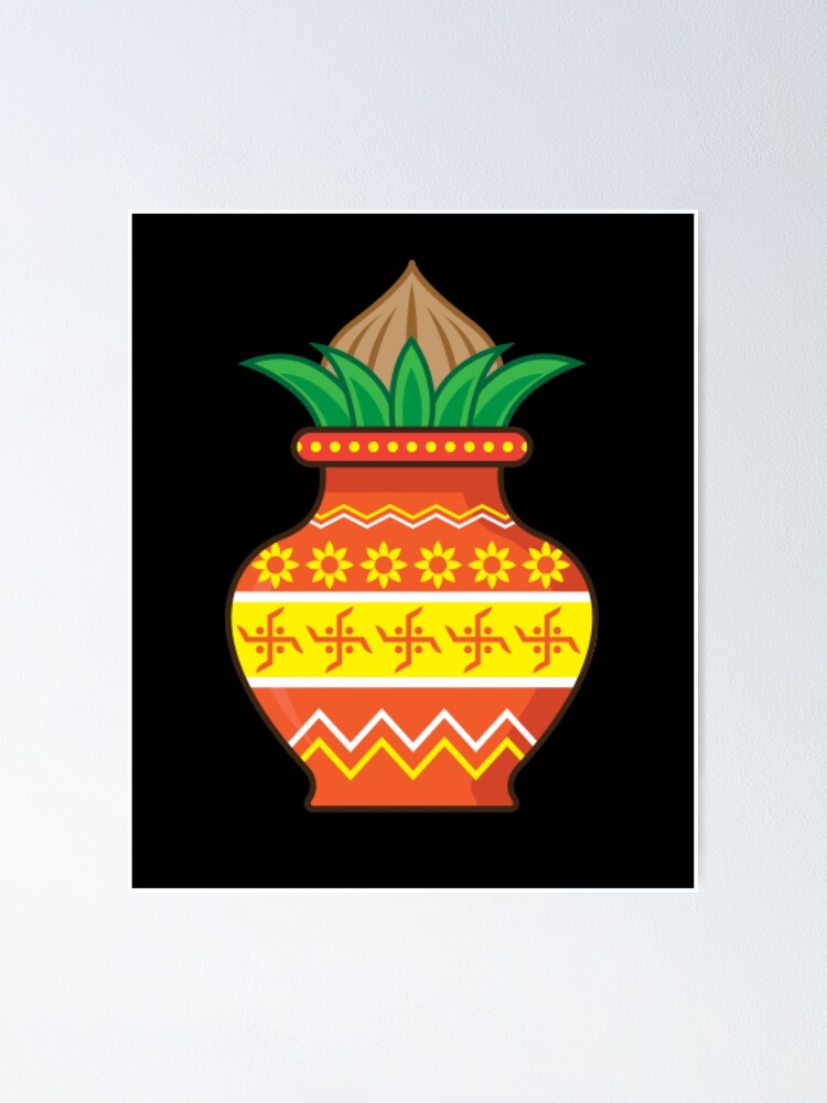 718 Religious Kalash Coconut Art Design Images, Stock Photos & Vectors |  Shutterstock