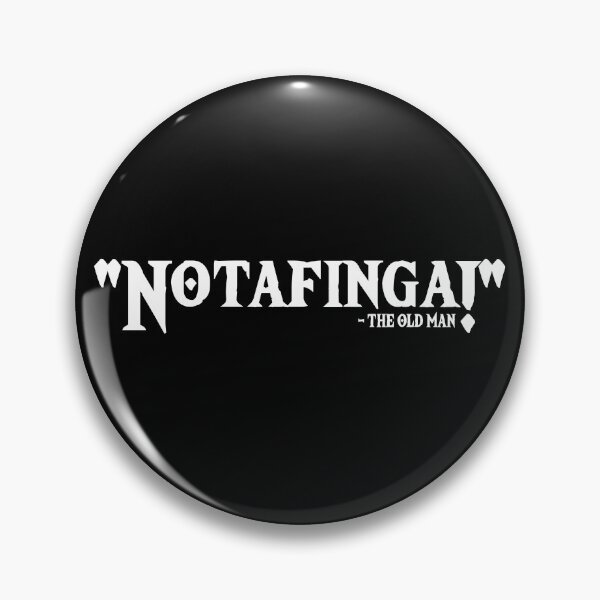 Item preview, Notafinga! - The Old Man designed and sold by Sticker Up.