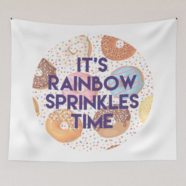 Item preview, it's rainbow sprinkles time designed and sold by bellatierra.