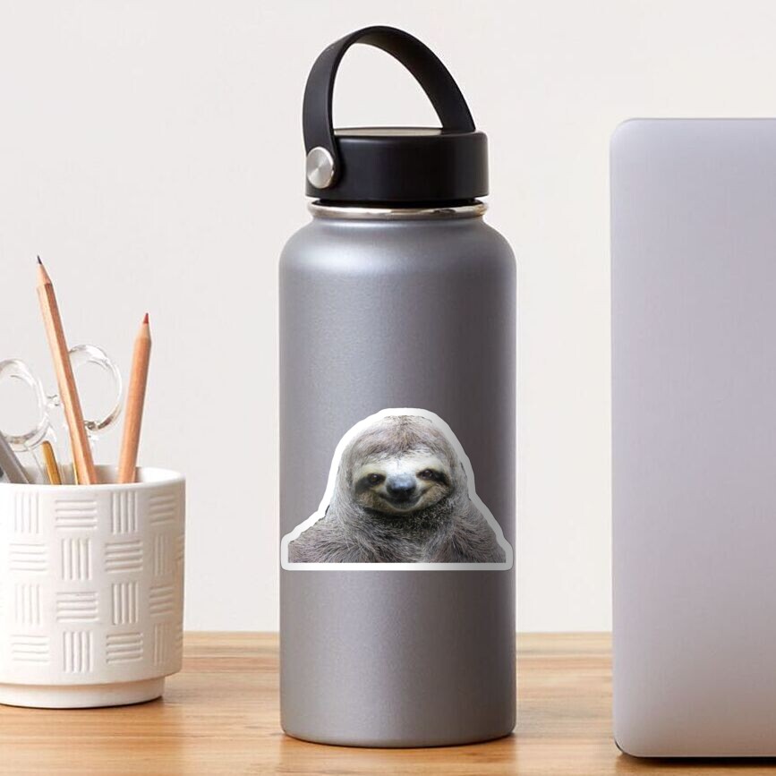 Smiling Sloth Sticker