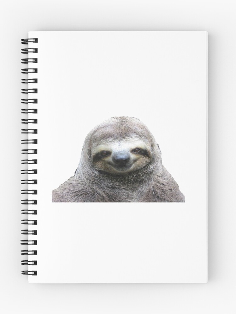Thumbnail 1 of 3, Journal, Smiling Sloth designed and sold by emilyosman.