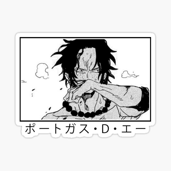 Stickers Sur Le Theme Portgas D Ace Redbubble