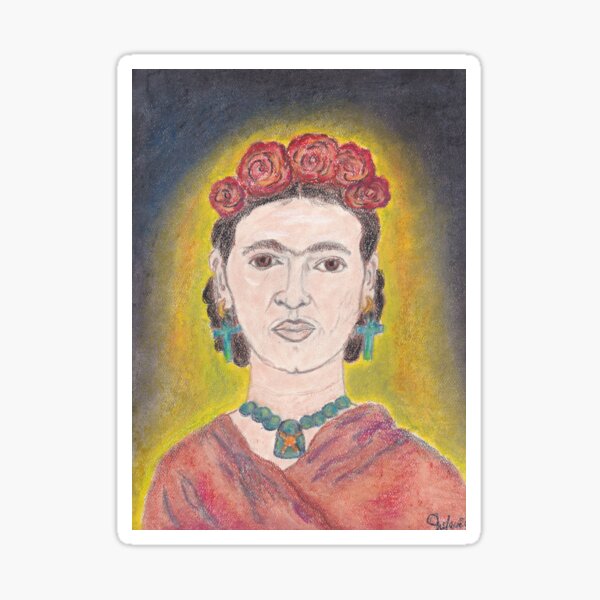 Vista previa del artículo con la obra «Pintura de Frida Kahlo», diseñado y vendido por revampthis.