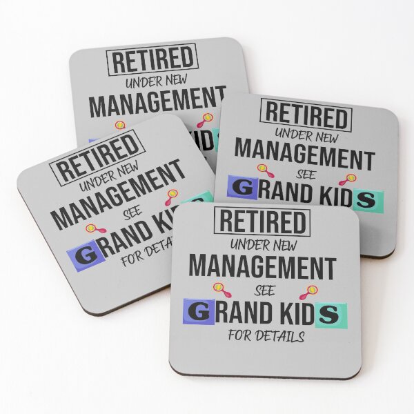 Item preview, Retired Under New Management See Grand Kids For Details Funny Retirement designed and sold by AshzShop.