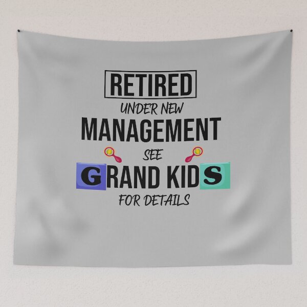 Item preview, Retired Under New Management See Grand Kids For Details Funny Retirement designed and sold by AshzShop.