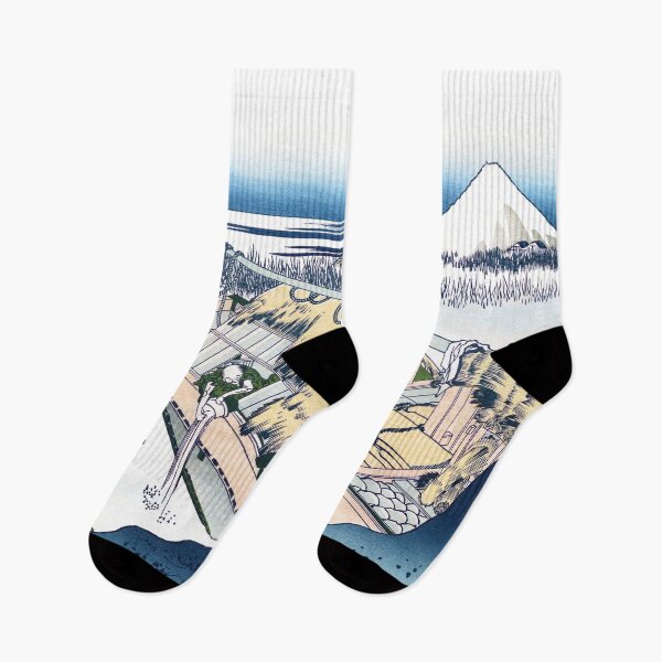 Item preview, Ushibori in Hitachi Province by Katsushika Hokusai designed and sold by Takeda-art.