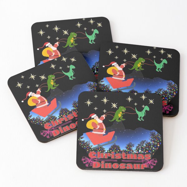 Item preview, Christmas Dinosaur sleigh ride designed and sold by dalypdesign.
