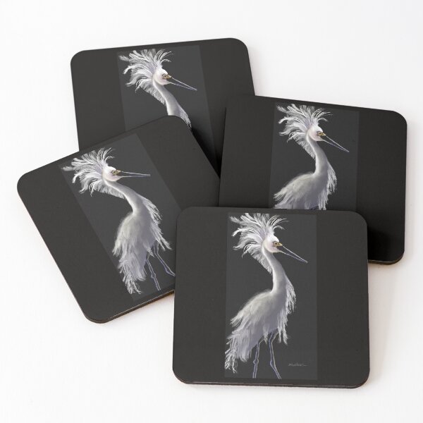 Item preview, Fluffed Egret designed and sold by Artvibes2.