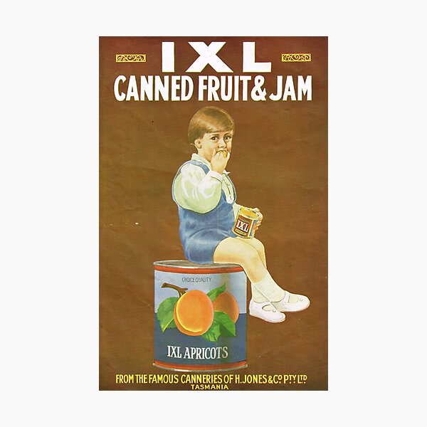 1929. IXL Jam. A Tasmanian Favourite! Photographic Print
