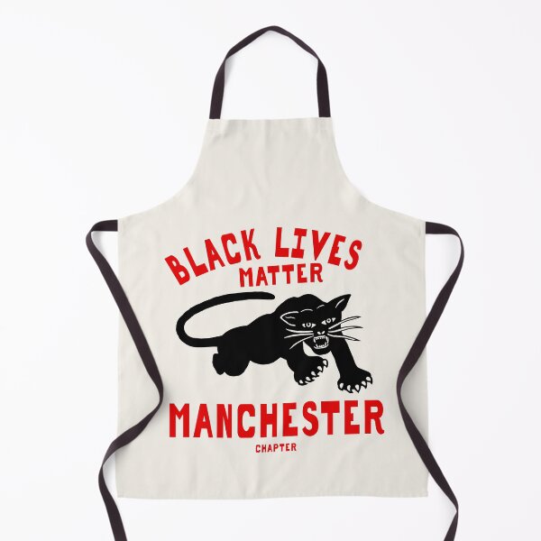 Item preview, BLACK LIVES MATTER: 'MANCHESTER Chapter': Original Black with Red Text on Cream designed and sold by Day Chapman.