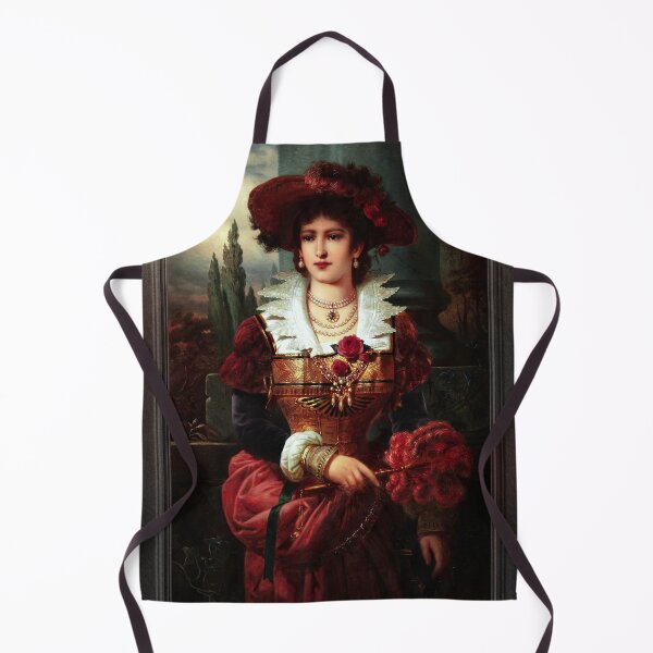Item preview, Portrait Of A Noble Lady by Franz Seraph Russ Fine Art Old Masters Reproduction designed and sold by Xzendor7 Digital Art Creations.