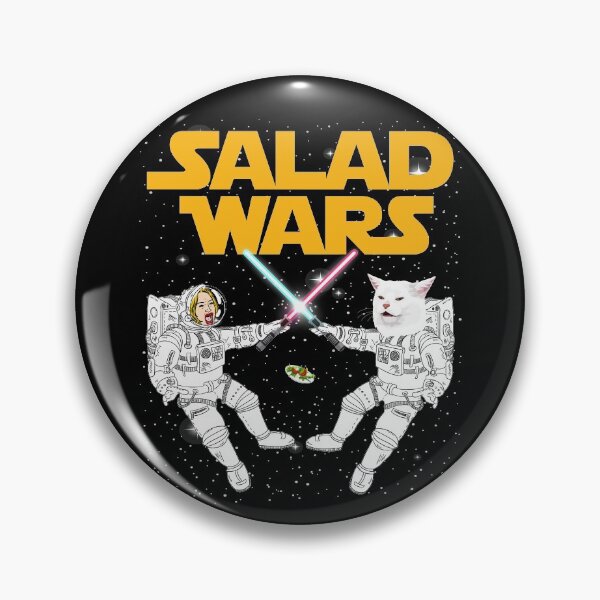 Item preview, Salad Wars Woman Yelling at Confused Cat Meme designed and sold by CelestialHCO.