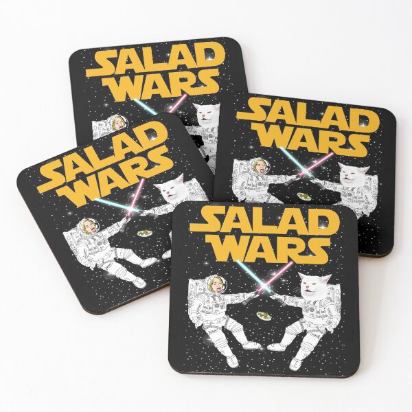 Item preview, Salad Wars Woman Yelling at Confused Cat Meme designed and sold by CelestialHCO.