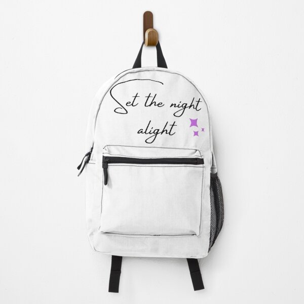 Item preview, Set the night alight (black text) designed and sold by AlexiaArts.