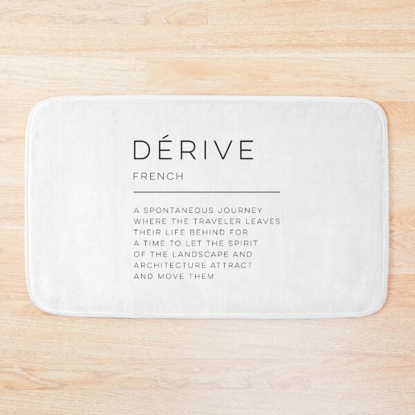 Item preview, Dérive Definition designed and sold by wisemagpie.