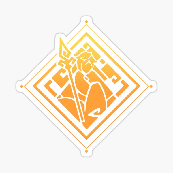 Item preview, Genshin Impact Zhongli - Geo Emblem designed and sold by MachoMerch.