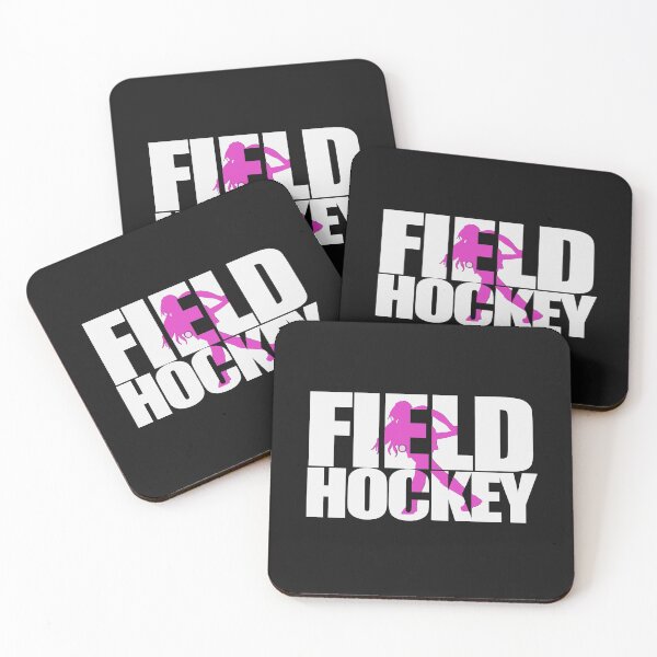 Aperçu de l'œuvre Conception de silhouette rose de hockey sur gazon créée et vendue par Camisetita.