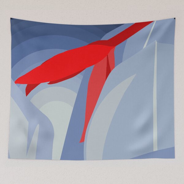 Item preview, The Red Lily Flower designed and sold by blueocan.