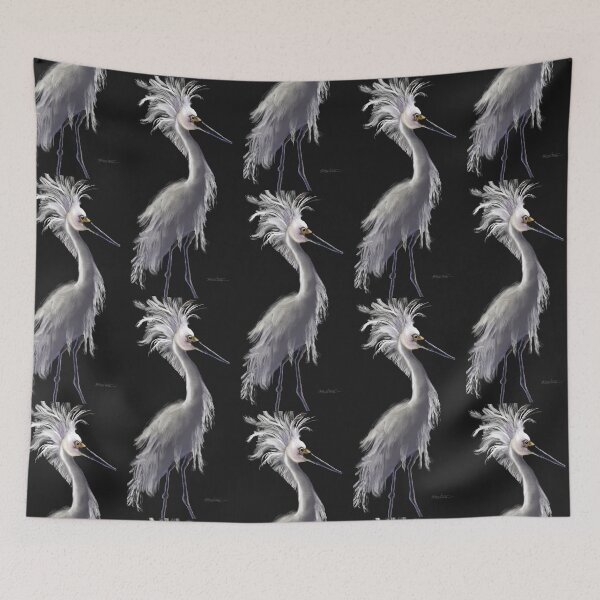 Item preview, Fluffed Egret designed and sold by Artvibes2.