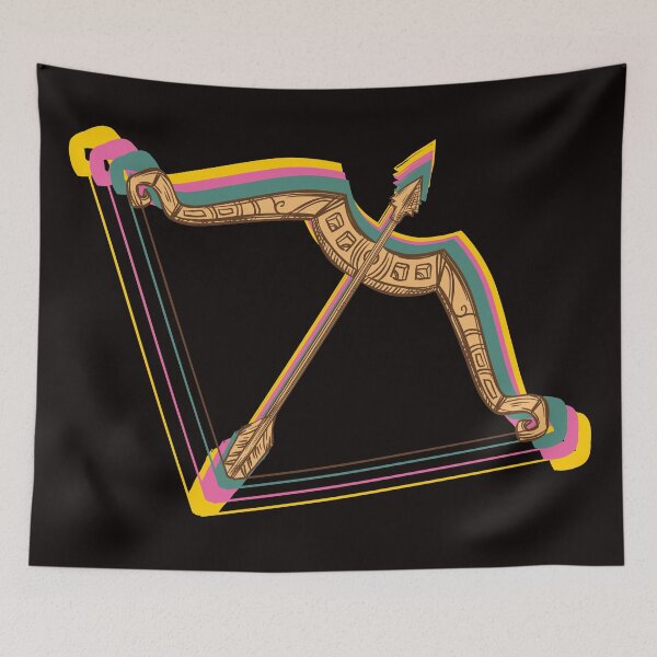 Item preview, Sagittarius Retro Zodiac Sign designed and sold by noveltiko.