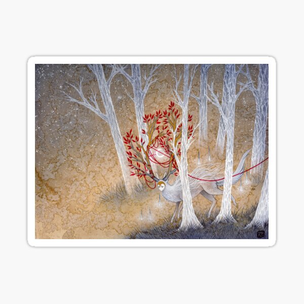 Capturing Fate - TeaKitsune Kirin Yokai Sticker